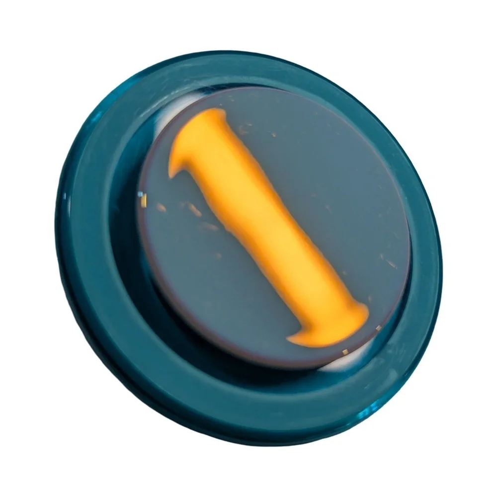 17-R PopSockets Magsafe Phone Grip - Blue & White/Iridescent Top (Referb) ⬇️